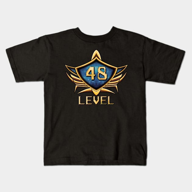 Level 48 Kids T-Shirt by PaunLiviu